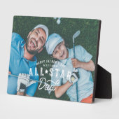 Alle Star Pap | Happy Vaderdag Full Photo Fotoplaat (Zijkant)