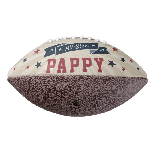 Alle Star Pappy | Aangepaste foto op opa American Football (Gedraaid 270)