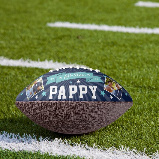 Alle Star Pappy | Aangepaste foto op opa American Football