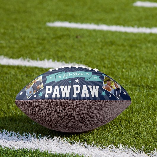 Alle Star Pawpaw | Aangepaste foto op opa American Football