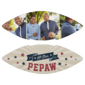 Alle Star Pepaw | Aangepaste foto op opa American Football (Panelen)