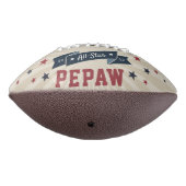 Alle Star Pepaw | Aangepaste foto op opa American Football (Gedraaid 270)