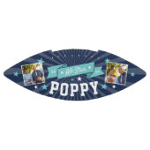 Alle Star Poppy | Aangepaste foto op opa American Football (Paneel)