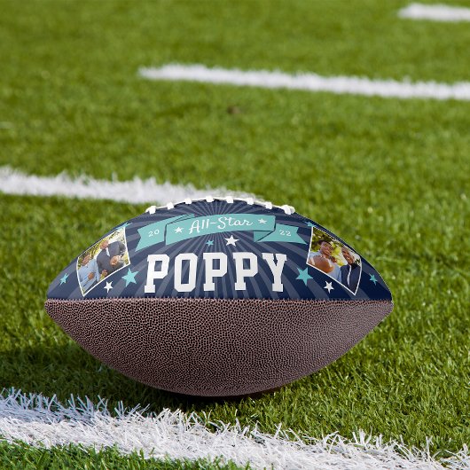 Alle Star Poppy | Aangepaste foto op opa American Football