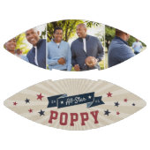 Alle Star Poppy | Aangepaste foto op opa American Football (Panelen)