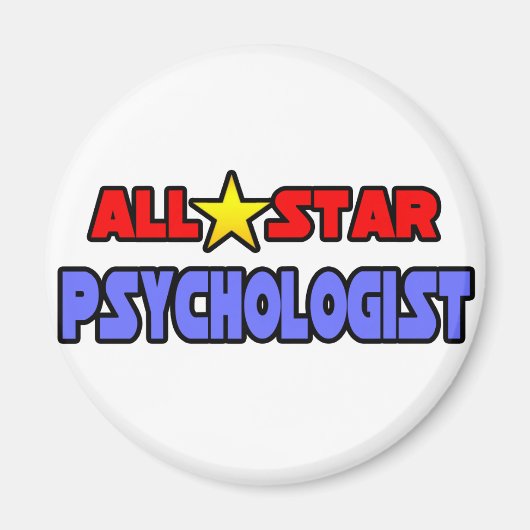 Alle Star Psycholoog Magneet (Voorkant)