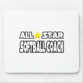 Alle Star Softball Coach Muismat (Voorkant)