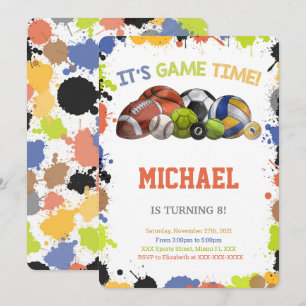 Alle Star Sport Uitnodigingen