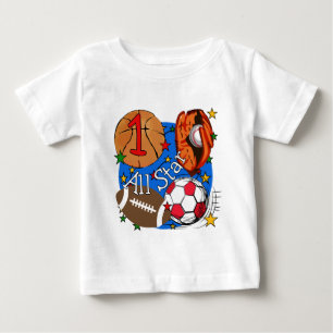 Alle Star Sports 1st Birthday Tshirts en cadeaus