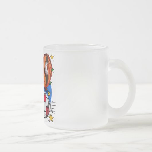 Alle Star Sports 1st Birthday Tshirts en cadeaus Matglas Koffiemok (Rechts)