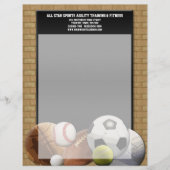 Alle Star Sports Balls met Brick Wall Briefhoofd Ontwerp (Voorkant)