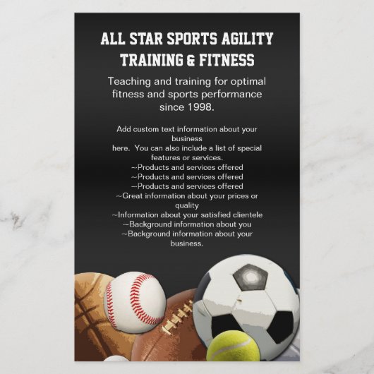 Alle Star Sports Balls met Brick Wall Flyer (Voorkant)