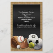 Alle Star Sports Balls met Brick Wall Flyer (Achterkant)