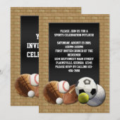 Alle Star Sports Balls met Brick Wall Kaart (Voorkant / Achterkant)