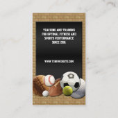 Alle Star Sports Balls met Brick Wall Visitekaartje (Achterkant)