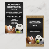Alle Star Sports Balls met Brick Wall Visitekaartje (Voorkant / Achterkant)