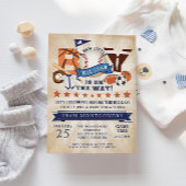 Alle Star Sports Boy Baby shower Uitnodiging