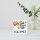 Alle Star Sports Lunch Notities (Staand voorkant)