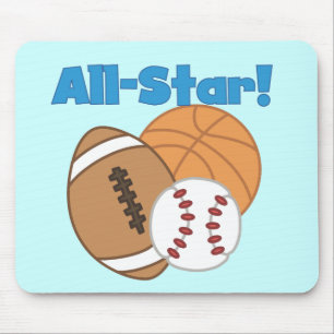 Alle Star Sports Mousepad Muismat