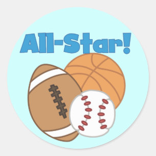 Alle Star Sports Stickers