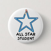 Alle Star Student Button (Voorkant)