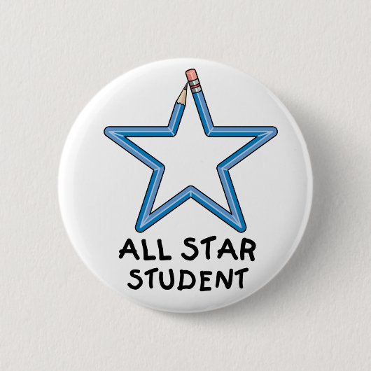 Alle Star Student Button (Voorkant)