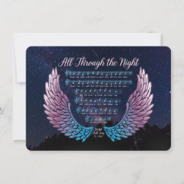 Alle Stationery door de Nacht Notitiekaartje