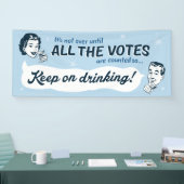 Alle stemmen tellen | Banner | Retro Funny (Beurs)