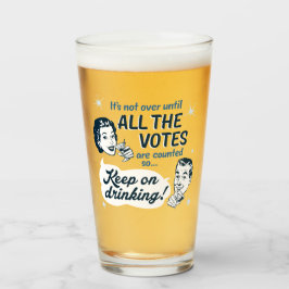 Alle stemmen tellen | Glas | Retro Funny