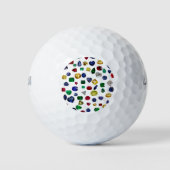 Alle stenen kleurstoffen golfballen (Voorkant)