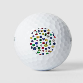 Alle stenen kleurstoffen golfballen