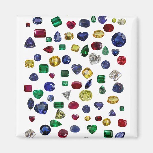 Alle stenen kleurstoffen magneet (Voorkant)