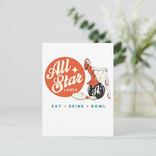 Alle sterren briefkaart (Staand voorkant)