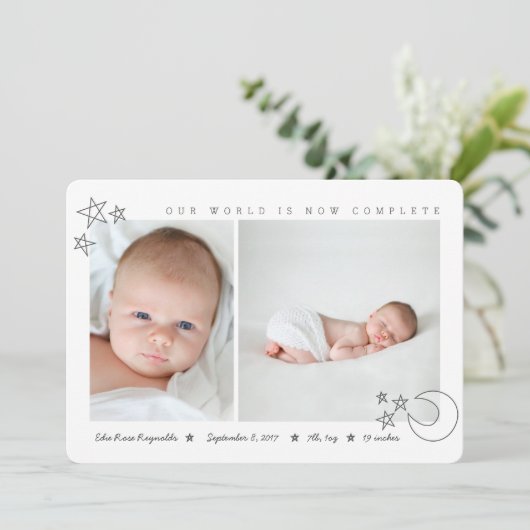 alle sterren in de hemelmunt (Staand voorkant)