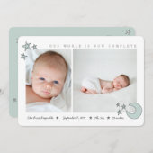 alle sterren in de hemelmunt aankondiging (Voorkant / Achterkant)