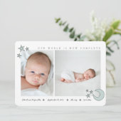 alle sterren in de hemelmunt aankondiging (Staand voorkant)