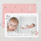 alle sterren in de roze met de blote hemel aankondiging (Voorkant / Achterkant)