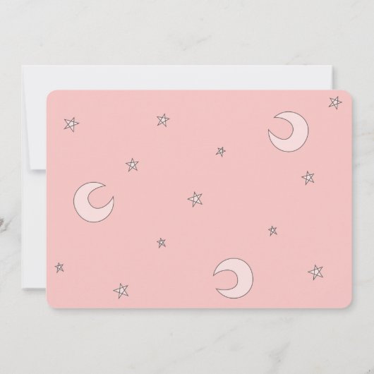 alle sterren in de roze met de blote hemel aankondiging (Achterkant)