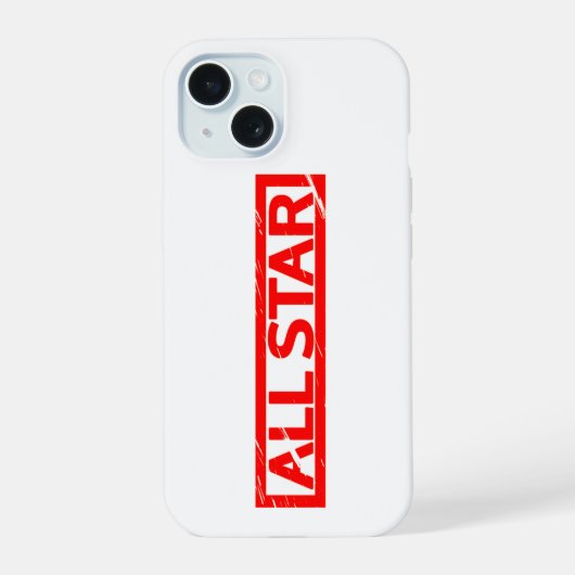 Alle sterren Stamp iPhone 15 Case (Achterkant)