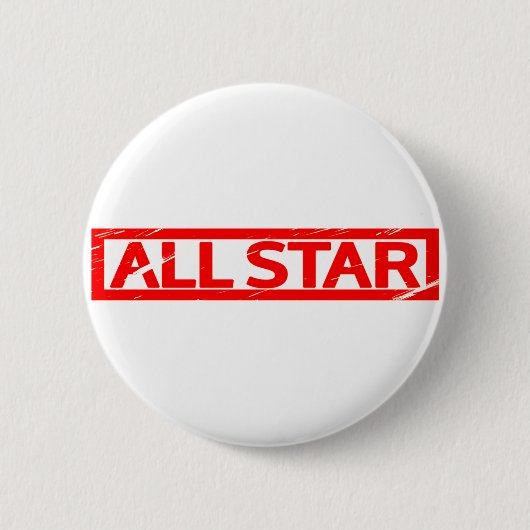 Alle sterren Stamp Ronde Button 5,7 Cm (Voorkant)