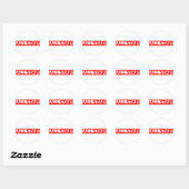 Alle sterren Stamp Ronde Sticker (Vel)