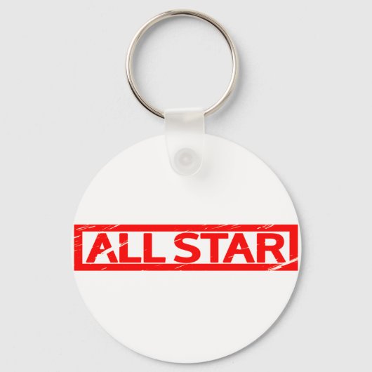 Alle sterren Stamp Sleutelhanger (Voorkant)