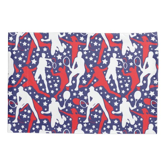 Alle sterren ⭐ tennis 🎾 kussensloop (Achterkant)