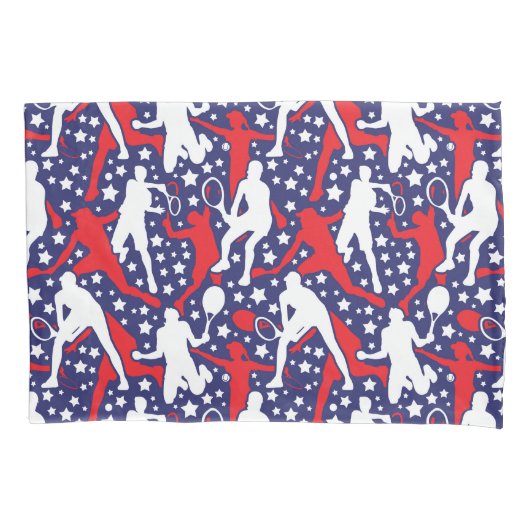 Alle sterren ⭐ tennis 🎾 kussensloop (Voorkant)