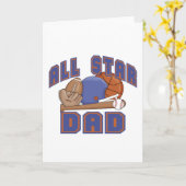 Alle sterren van Dad SPORTS Kaart (Gele Bloem)