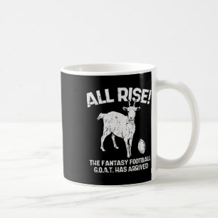 Alle stijgende Fantasy-Football Goat kwam neer op Koffiemok