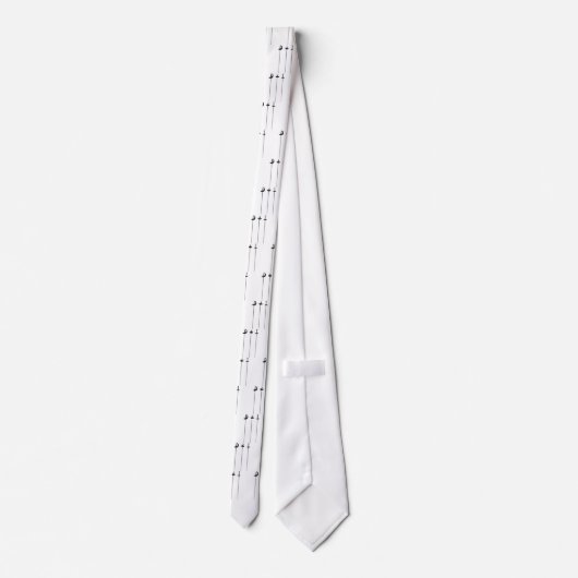 Alle stropdas Wapens BW/eigen kleur (Achterkant)