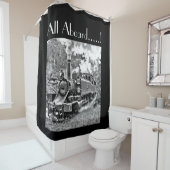 Alle  stuurstroomtrainen aan boord Foto  Douchegordijn (In situ)