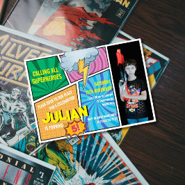 Alle Superhelden Comic Book 5e verjaardag Kaart