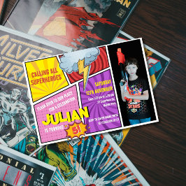 Alle Superhelden Comic Book 5e verjaardag Kaart